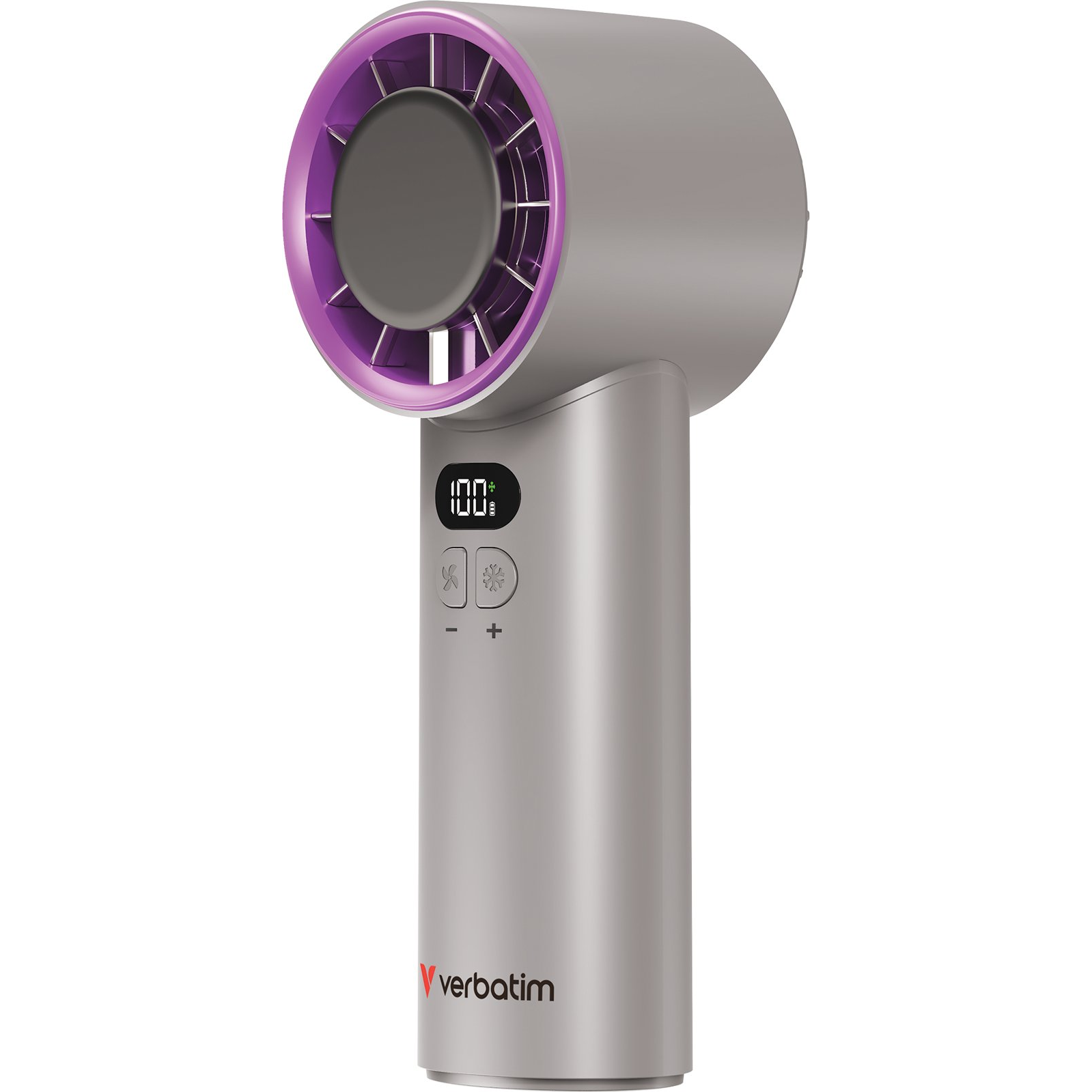 Verbatim Cool 'n' Go Ice Touch Сив, Пурпурен Ръчен вентилатор (32342)