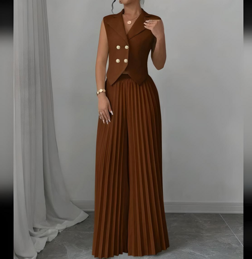 CityMuse Sleeveless Suit Set – Haute Edition 25