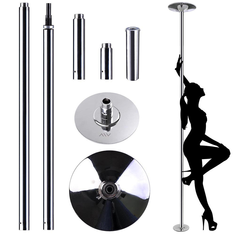 Adjustable height dance pole